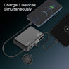pTron Dynamo Sprint 20000mAh 35W Super Fast Charging, USB Type-C Input Power Bank Compatible with QC3.0/PD3.0, Built-in Charging Cable, 3 Charging Outputs, Type-C Input/Output Port (Black)