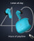 pTron Zenbuds 1 V2 ANC Bluetooth V5.3 in Ear Earbuds, 32dB Quietsound Tech, 13mm Hyperdrivers with 4D Panaromic Audio, 4 Quadpro ANC Mics, 40Ms Low Latency Game/Music Modes & IPX5 (Sky Blue)