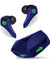 pTron Bassbuds B91 Plus TWS Earbuds with 38ms Gaming Low Latency, AI-ENC Stereo Calls, 45Hrs Playtime, Dual HD Mic, in-Ear Bluetooth 5.3 Headphones, Fast Type-C Charging & IPX5 (Ink Blue)