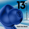 pTron Basspods Spell TWS Earbuds (Blue)
