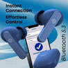 pTron Basspods Spell TWS Earbuds (Blue)