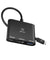 pTron Nexo 3 in 1 Type C to HDMI Adapter, Multiport USB C Hub with 4K@30Hz, USB 3.0 @ 5 Gbps, 100W PD Charging Port for Laptop, MacBook, PC and Other Type C Devices (Black)