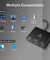 pTron Nexo 3 in 1 Type C to HDMI Adapter, Multiport USB C Hub with 4K@30Hz, USB 3.0 @ 5 Gbps, 100W PD Charging Port for Laptop, MacBook, PC and Other Type C Devices (Black)