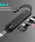 pTron Nexo 8-in-1 Type C to HDMI USB Hub w/ 4K@30Hz HDMI, 100Mbps Ethernet, 100W PD Charging, USB 3.0, USB 2.0, USB-C 2.0 Data, microSD/SD Card Slots for All Type C Devices, MacBook, Laptop, PC (Black)