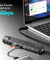 pTron Nexo 8-in-1 Type C to HDMI USB Hub w/ 4K@30Hz HDMI, 100Mbps Ethernet, 100W PD Charging, USB 3.0, USB 2.0, USB-C 2.0 Data, microSD/SD Card Slots for All Type C Devices, MacBook, Laptop, PC (Black)