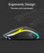 pTron Flick M12 Wired USB Mouse with 4 Buttons, 1600 DPI Optical Sensor, Precision Tracking, RGB Lights, 4 Adjustable DPI, Plug & Play Use, Ergonomic Design, for Windows OS (Black)