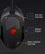 pTron Flick M12 Wired USB Mouse with 4 Buttons, 1600 DPI Optical Sensor, Precision Tracking, RGB Lights, 4 Adjustable DPI, Plug & Play Use, Ergonomic Design, for Windows OS (Black)