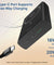 pTron Dynamo Fuel 20000mAh 15W Magnetic Wireless Power Bank w/ 20W Fast Type-C/PD Charging, USB Type-C Input/Output, Compatible with iPhone 12 & Above, Android & Other Qi Enabled Devices (Black)