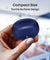 pTron Bassbuds Fury in-Ear TWS Earbuds with 13mm Drivers, 50Hrs Playtime, AI-ENC Clear Calls, Bluetooth V5.4 Wireless Headphones, Voice Assistant, Type C Charging & IPX5 Water Resistant (Blue)
