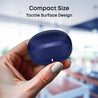 pTron Bassbuds Fury in-Ear TWS Earbuds with 13mm Drivers, 50Hrs Playtime, AI-ENC Clear Calls, Bluetooth V5.4 Wireless Headphones, Voice Assistant, Type C Charging &amp; IPX5 Water Resistant (Blue)