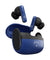 pTron Bassbuds Blaze in-Ear TWS Earbuds w/ 13mm Drivers, 50Hrs Playtime, AI-ENC Clear Calls, Bluetooth V5.4 Wireless Headphones, Touch Control, Voice Assistant, Type C Charging & IPX5 (Blue & Black)