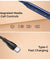 pTron Tangent Rush w/ 50Hrs Playtime, Pristine Sound, Dual-Device Pairing, Bluetooth 5.4 Wireless in-Ear Earphones with Mic, Voice Assistant, Type-C Fast Charging & IPX5 Water Resistant (Blue)