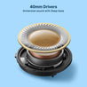 pTron Studio Evo 70hrs Playtime Wireless Over Ear Headphones with HD Mic, Low-Latency Game/Movie/Music Modes, Punchy Bass, BT5.3, Dual Device Pairing, Voice Assistant & Type-C Fast Charging (Blue)