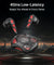 pTron Zenbuds Nova w/ 40ms Low-Latency Gaming, 55Hrs Playtime, Dual Mic & AI-ENC Calls, App Support, Pristine Sound, V5.4 Bluetooth Headphones, RGB Lights, Voice Assist, IPX5 Water Resistant (Black)