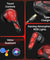 pTron Zenbuds Nova w/ 40ms Low-Latency Gaming, 55Hrs Playtime, Dual Mic & AI-ENC Calls, App Support, Pristine Sound, V5.4 Bluetooth Headphones, RGB Lights, Voice Assist, IPX5 Water Resistant (Black)