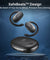 pTron Bassbuds Senz Open Ear Wireless Earbuds, SafeBeats Design, Dual HD Mics & AI-ENC for Clear Calls, 50hrs Playtime, 13mm Dynamic Drivers, BT6.0 Headphones, Type C Fast Charging & IPX5 (Black)