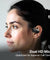 pTron Bassbuds Senz Open Ear Wireless Earbuds, SafeBeats Design, Dual HD Mics & AI-ENC for Clear Calls, 50hrs Playtime, 13mm Dynamic Drivers, BT6.0 Headphones, Type C Fast Charging & IPX5 (Black)