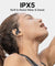 pTron Bassbuds Senz Open Ear Wireless Earbuds, SafeBeats Design, Dual HD Mics & AI-ENC for Clear Calls, 50hrs Playtime, 13mm Dynamic Drivers, BT6.0 Headphones, Type C Fast Charging & IPX5 (Black)
