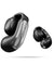 pTron Bassbuds Vortex Clips Wireless Open Ear Earbuds w/Chrome Finish, SafeBeats Tech, 50Hrs Playtime, Dual HD Mic w/AI-ENC, 10mm Driver, Pristine Sound, BTv5.4, Extra Ear-Clips, IPX5, Type-C Charging (Black)