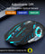 pTron Flick M2 Wireless Gaming Mouse w/RGB Lights, Precision Tracking, Dual Wireless Modes-BT & 2.4GHz, 6 Buttons, Thumb Support, Rechargeable, Ergonomic Design for Laptop, Smartphone, Tablet (Black)