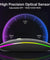 pTron Flick M1 Slim Wireless Mouse w/Rechargeable Battery, Dual Connectivity 2.4Ghz & BT, 4 Buttons, 1000/1200/1600 DPI, Vivid LED Lights, Silent Operation, Plug & Play, Type C Charging (Black)
