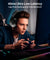 pTron Studio Urban 35dB Active Noise Cancellation Bluetooth Wireless Over Ear Headphones with Mic, 72Hrs Playtime, 40mm Bass Drivers, TruTalk AI-ENC Calls, 40ms Low Latency Gaming, Foldable Cups (Black)