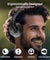 pTron Studio Urban 35dB Active Noise Cancellation Bluetooth Wireless Over Ear Headphones with Mic, 72Hrs Playtime, 40mm Bass Drivers, TruTalk AI-ENC Calls, 40ms Low Latency Gaming, Foldable Cups (Black)