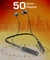pTron Tangentbeat V2 w/ 50Hrs Playtime, Pristine Sound, Dual-Device Pairing, Bluetooth 5.4 Wireless In-Ear Earphones with Mic, Hall Switch Feature, Magnetic Earbuds, Type-C Fast Charging & IPX5 (Black)
