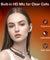pTron Tangentbeat V2 w/ 50Hrs Playtime, Pristine Sound, Dual-Device Pairing, Bluetooth 5.4 Wireless In-Ear Earphones with Mic, Hall Switch Feature, Magnetic Earbuds, Type-C Fast Charging & IPX5 (Black)
