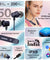 pTron Tangent Buzz w/ 50Hrs Playtime, Pristine Sound, Dual-Device Pairing, Bluetooth 5.4 Wireless in-Ear Earphones with Mic, Hall Switch Function, Voice Assistant, Type-C Fast Charging & IPX5 (Blue)