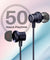 pTron Tangent Buzz w/ 50Hrs Playtime, Pristine Sound, Dual-Device Pairing, Bluetooth 5.4 Wireless in-Ear Earphones with Mic, Hall Switch Function, Voice Assistant, Type-C Fast Charging & IPX5 (Blue)