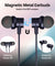 pTron Tangent Buzz w/ 50Hrs Playtime, Pristine Sound, Dual-Device Pairing, Bluetooth 5.4 Wireless in-Ear Earphones with Mic, Hall Switch Function, Voice Assistant, Type-C Fast Charging & IPX5 (Blue)