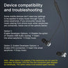 pTron Boom Play X3 In-Ear Type C Wired Headphones with Mic, 10mm Drivers for Pristine Sound, In-line Controls, 90 Degree USB-C Connector, 1.2m Tangle-Free Cable, Metal Buds & Wide Compatibility (Black)
