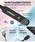 pTron Tangent Buzz w/ 50Hrs Playtime, Pristine Sound, Dual-Device Pairing, Bluetooth 5.4 Wireless in-Ear Earphones with Mic, Hall Switch Function, Voice Assistant, Type-C Fast Charging & IPX5 (Black)