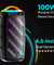 pTron Fusion Bold 100W Karaoke Bluetooth Party Speaker w/Immersive Stereo Sound, Vibrant RGB Lights, 3m Wired Mic, Playback via BT/USB/SD Card/Aux, Mini Remote Control & Type-C Charging (Raven Black)