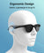 pTron Orbis Neo Smart Glasses w/Bluetooth V5.4, Open Ear Music, Handsfree Calls, Eye Protection, 7Hrs Playtime, Lightweight & Stylish Wireless Sunglasses, Connect with Phones/Tablets (Black)