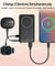 pTron Dynamo Dash Magnetic Wireless 10000mAh Fast Charging Slim Power Bank, Strong Magnet, 22.5W Output, Compatible w/iPhone 12/13/14/15/16, Android & Other Qi Enabled Devices, Type-C Input (Black)