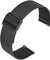 pTron Mesh Metal 20mm Replacement Band Strap with Metal Buckle Compatible with Fire-Boltt, Boat, Noise, Amazfit, Stainless Steel Material, Quick-Release Pins, Adjustable Length (Black)