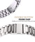 pTron 22mm Metal Chain Replacement Band Strap with Metal Buckle Compatible with Fire-Boltt, Boat, Noise, Amazfit, Stainless Steel Material, Quick-Release Pins, Adjustable Length (Silver)