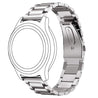 pTron 22mm Metal Chain Replacement Band Strap with Metal Buckle Compatible with Fire-Boltt, Boat, Noise, Amazfit, Stainless Steel Material, Quick-Release Pins, Adjustable Length (Silver)