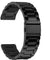 pTron 22mm Metal Chain Replacement Band Strap with Metal Buckle Compatible with Fire-Boltt, Boat, Noise, Amazfit, Stainless Steel Material, Quick-Release Pins, Adjustable Length (Black)