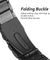 pTron 22mm Metal Chain Replacement Band Strap with Metal Buckle Compatible with Fire-Boltt, Boat, Noise, Amazfit, Stainless Steel Material, Quick-Release Pins, Adjustable Length (Black)