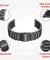 pTron 22mm Metal Chain Replacement Band Strap with Metal Buckle Compatible with Fire-Boltt, Boat, Noise, Amazfit, Stainless Steel Material, Quick-Release Pins, Adjustable Length (Black)