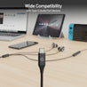 pTron Boom Play X4 Dual Driver in-Ear Type C Wired Earphones with in-line HD Mic, Music Call Control, Ergo-fit, 1.2m Tangle-Free Cable, Wide Compatibility (Black)