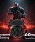 pTron Bassbuds Surge TWS Gaming Earbuds, 40ms Low-Latency, 50Hrs Playtime, Custom EQ, App Support, Dual Mic & TruTalk AI-ENC Clear Calls, Pristine Sound, Bluetooth V6.0, IPX5 Water Resistant (Black)