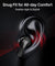 pTron Bassbuds Surge TWS Gaming Earbuds, 40ms Low-Latency, 50Hrs Playtime, Custom EQ, App Support, Dual Mic & TruTalk AI-ENC Clear Calls, Pristine Sound, Bluetooth V6.0, IPX5 Water Resistant (Black)