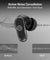 pTron Bassbuds Zen TWS Earbuds w/ 35dB ANC, Quad MEMS Mic, ENC Calls, 55Hrs Playtime, Custom EQ, App Support, BT6.0, Dual-Device Pairing, 40ms Low-Latency, IPX5, 13mm Driver (Black)