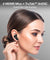 pTron Bassbuds Zen TWS Earbuds w/ 35dB ANC, Quad MEMS Mic, ENC Calls, 55Hrs Playtime, Custom EQ, App Support, BT6.0, Dual-Device Pairing, 40ms Low-Latency, IPX5, 13mm Driver (Black)