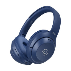 pTron Studio Classic w/ 75Hrs Playtime, Wireless Over Ear Headphones w/HD Mic & TruTalk AI-ENC Calls, Low-Latency Game & Music, Deep Bass, BT5.4, Dual Device Pairing, & Type-C Fast Charging (Blue)