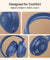 pTron Studio Classic w/ 75Hrs Playtime, Wireless Over Ear Headphones w/HD Mic & TruTalk AI-ENC Calls, Low-Latency Game & Music, Deep Bass, BT5.4, Dual Device Pairing, & Type-C Fast Charging (Blue)
